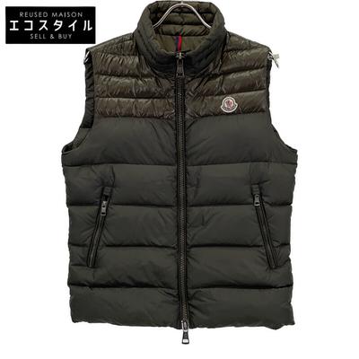 Moncler DUPRES GILET Daunenweste Jacke 1 khakiGebraucht