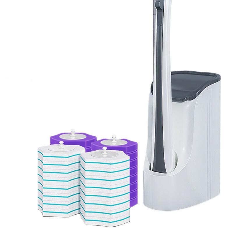 Lavender Scented Disposable Toilet Brush Set