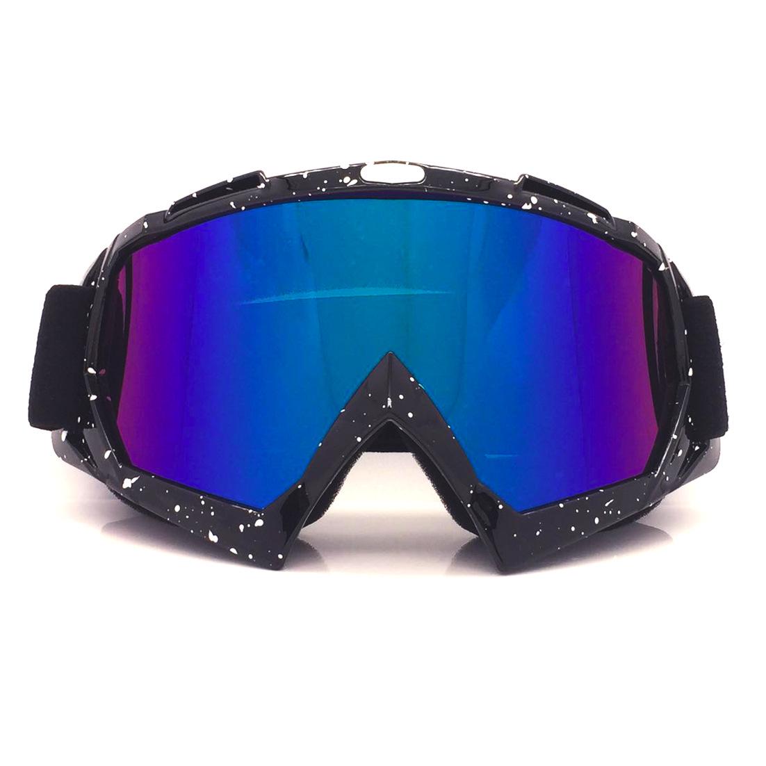 

Direct Supply X400Motorcycle equipment, off-road goggles, ski goggles, protective goggles, helmet, outdoor riding goggles Black frame with white do
