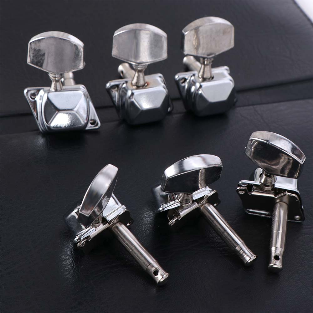 Machine Heads String Tuning Pegs Semi-closed String Button Tuner Guitar String Peg Electric Guitar