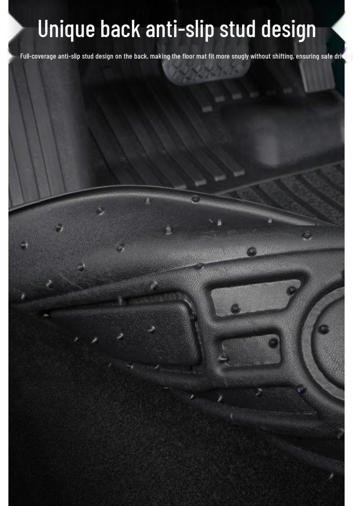 Eco-friendly TPE Floor Mats for 23-24 Yangwang U8 - Custom Car Interior Modification