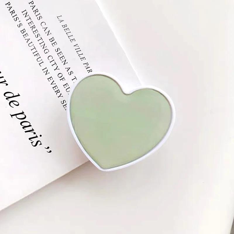 1116 Heart Shaped Phone Socket Holder Finger Grip Bracket Support Telephone for IPhone 11 11 11 Samsung Pocket Socket Stand