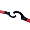High Carbon Steel Crescents Spanner Tool Collection In Red And Black Plumbing Equipment Set For Mechanical Adjustments