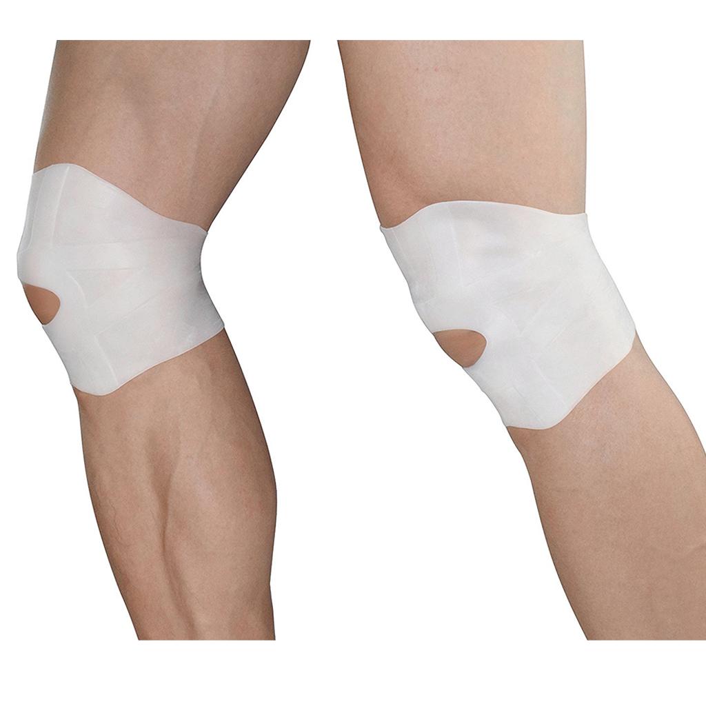 

2pcs Silicone Gel Kneecaps Brace Knee Pad Support Wrap Strap Guard Protection for Running Basketball Sports Gym Sports China Mainland