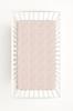 Cotton fitted sheet for a cot 120x60 cm - pink meadow