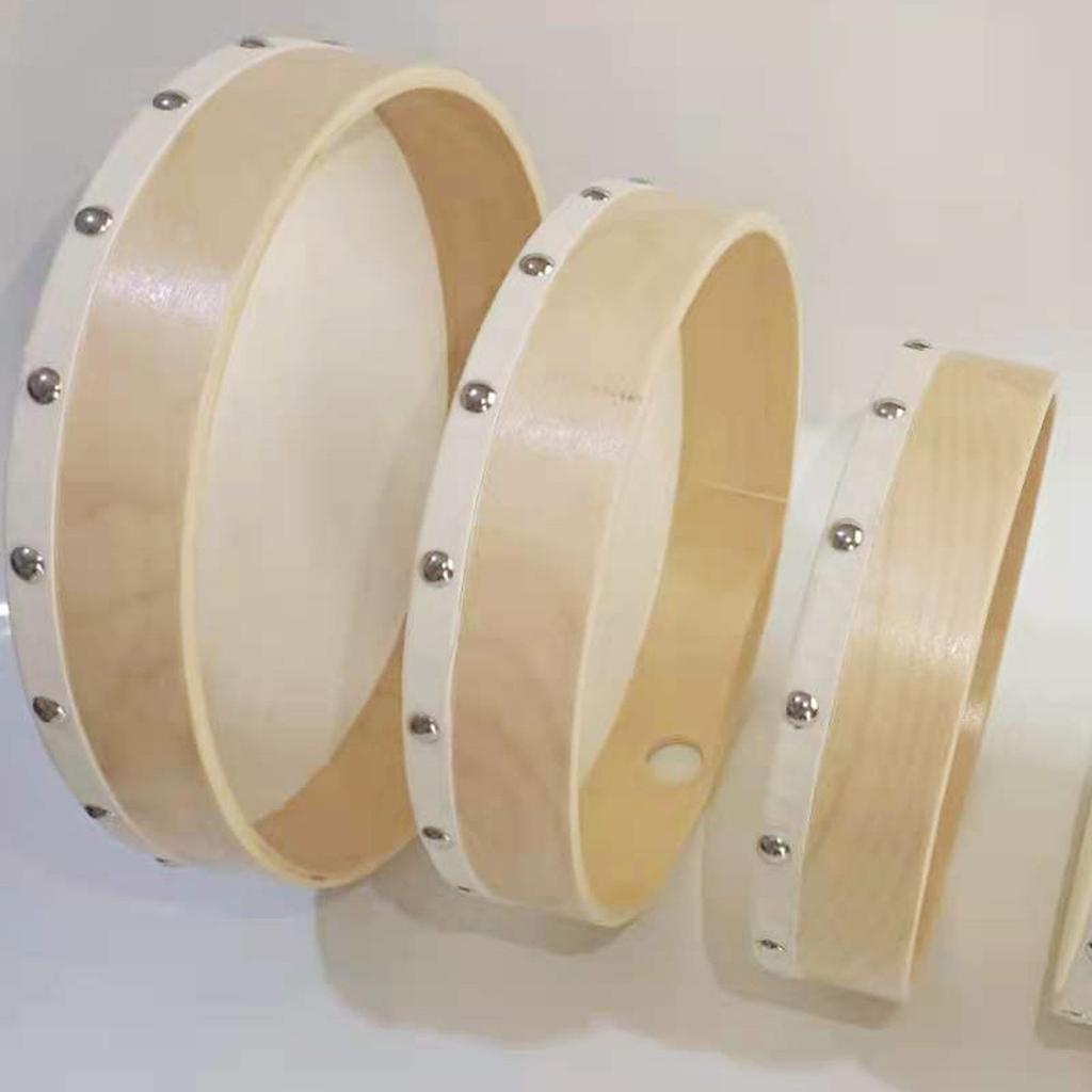 4/6/7/8/9/10Inch Hand Drum Musical Hand Percussion Wood Frame Drum Adults Kids Musical Instrument for Party Class Home