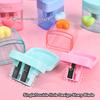 2Pcs Cartoon Pencil Sharpener Single/Double Hole Pencil Cutter Tool Student Stationery Simple School Office Supplies