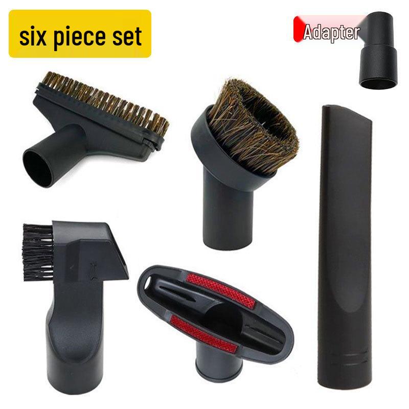 Compatible Vacuum Cleaner Accessories for Midea, Genomei, Meiling, Philips: Extended Brush Head, Round Bristle Brush, Flat Nozzle 32.