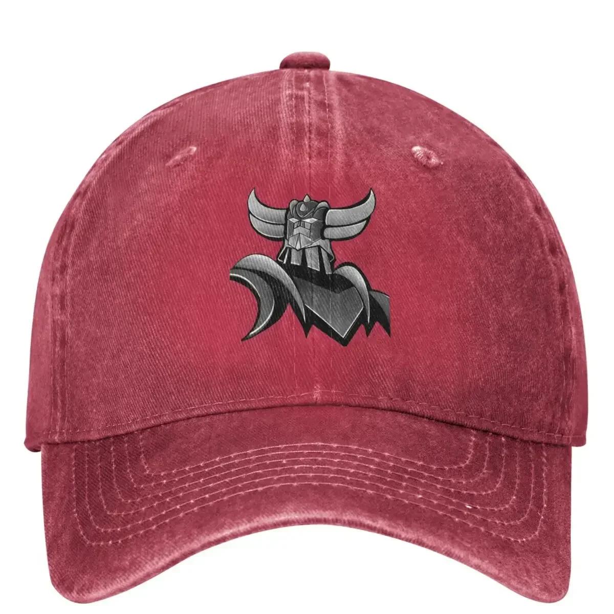

Mazinger Z UFO Robot Grendizer Denim Baseball Cap Tennis Skate Trucker Hat Unisex Teens Classic Sun protection Baseball Caps One Size