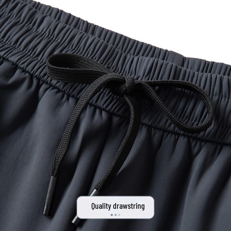 Men's High-Stretch Straight-Leg Casual Trousers