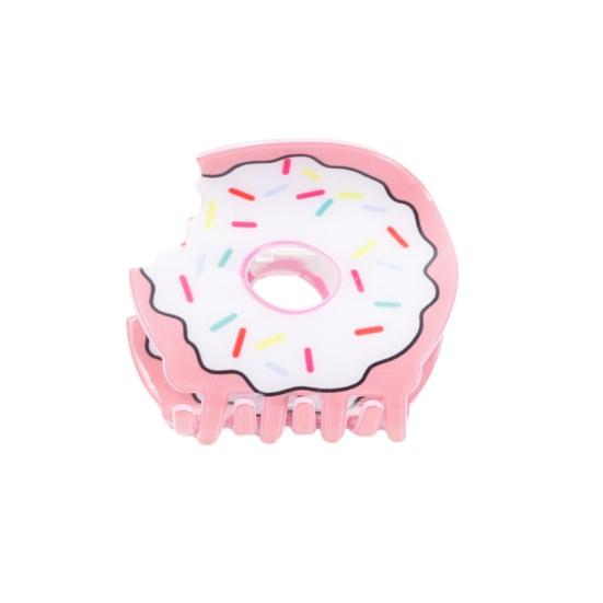 Yousheng Hair Claw Donut Shape Back Head Shower Clip Medium Size Strong Grip Shark Hair Claw Versatile Hair