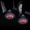 2Pcs Car Door Projector Lamps LED Welcome Light Emblem for Fiat Abbas 124 125 500 Abarth Palio Punto Stlio Tipo Panda Doblo