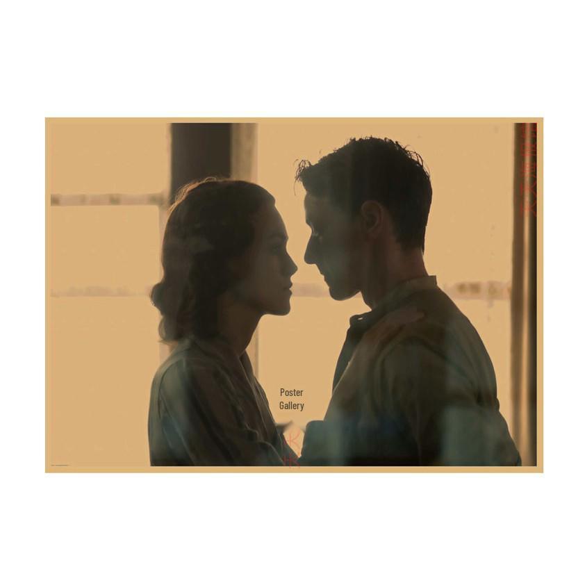 Atonement Movie Poster: Retro Knightley Kraft Paper Wall Art Mural 29.7X42cm (A3 size)