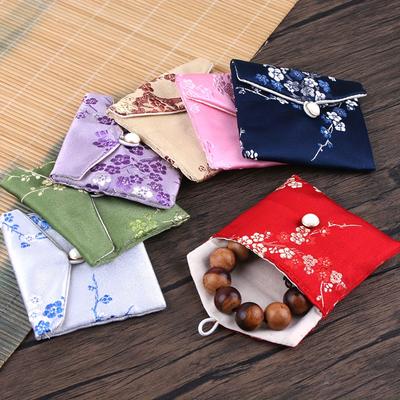 1 Piece of Jewelry Bag: Drawstring/zippered Cloth Pouch, for Bracelets & Accessories, Packaging Storage
