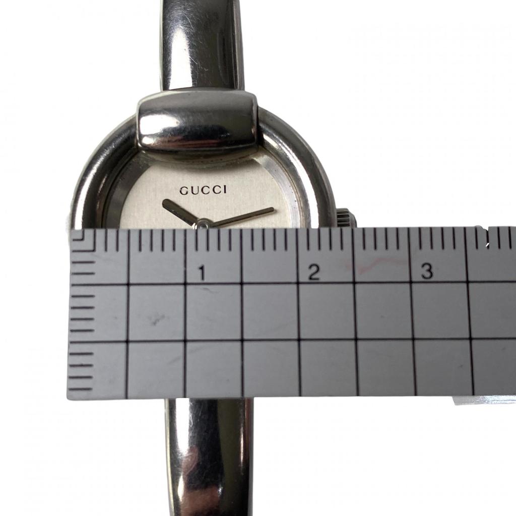 Used GUCCIWatches Silver Stainless Steel Women SilverDial