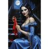 Dark Fantasy Romantic Gothic Vampire Queen Horror Blood Poster Print Wall Art Pictures Canvas Painting Living Room Home Decor