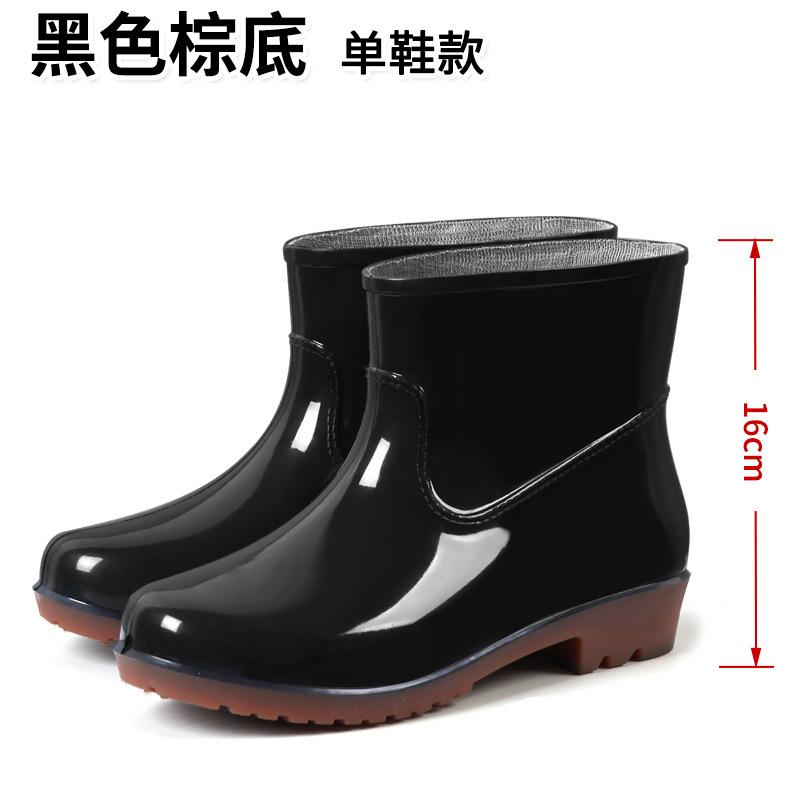 Kotníkové boty do deště Ženy Gumové Boty Pánské Bottine Dámské Slip-On Boty Zimní Plus Bavlna Pár Boty do deště Vodotěsné Pracovní boty