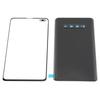 Mobile Phone Back Glass Cover and Outer Glass Panel Replacement for Samsung S10+Plus(Black )