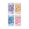 4-Sheet Butterfly & Flower PET Decorative Stickers, Vibrant Designs for Journal Embellishment & Hand Account