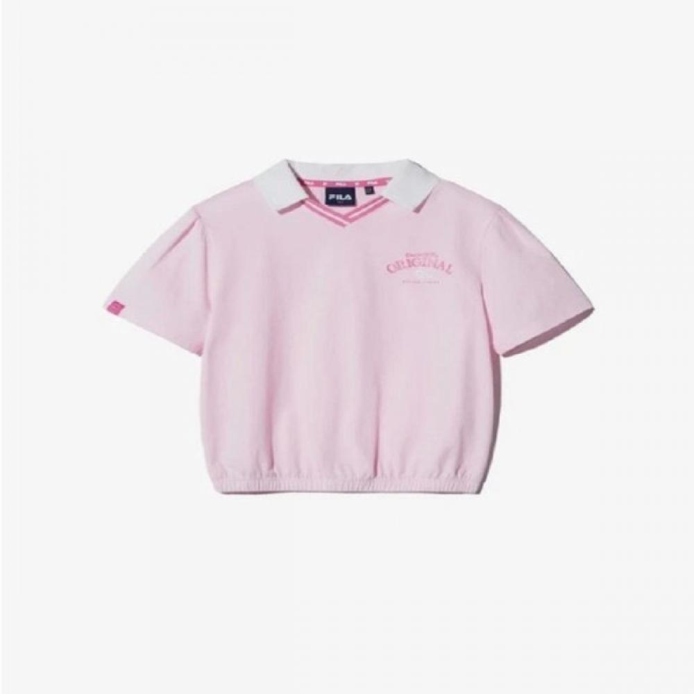 

Fila KidS GirlS TenniS Collar T ShirT Fk2rSh2304fepk S Pink/130