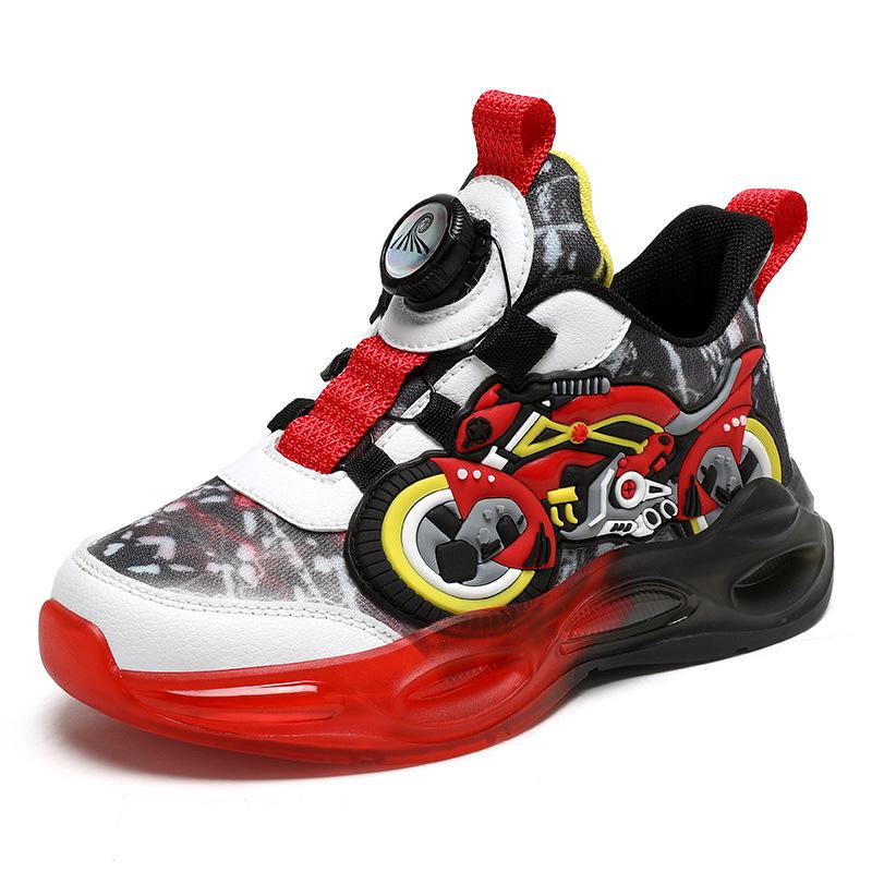 

Обувь для мальчиков 6-12 лет 2025 весна и осень новые мальчики сетчатые дышащие детские мультяшные кроссовки папы 39