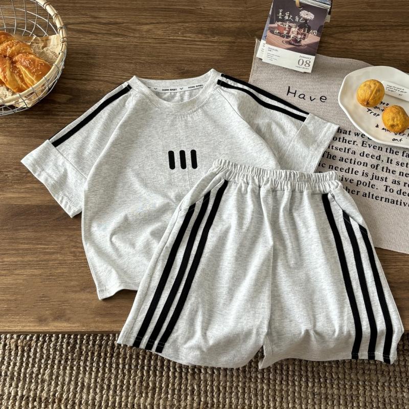 2Pcs/Set Summer Children Boys Girls Clothing Sets Kids Cartoon T-Shirt Shorts Toddler Casual Sport Suits Baby Cotton Tracksuits