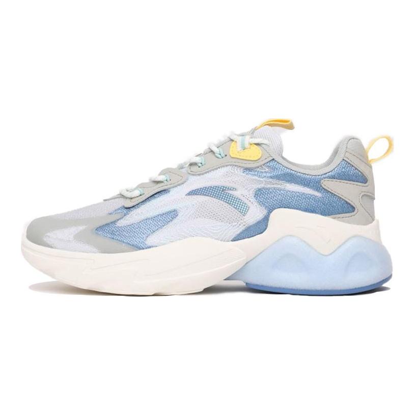 Anta Chunky Sneakers Men's Low Top Sand Grain Gray/Vintage Blue/Light Clear Gray 112128891-2