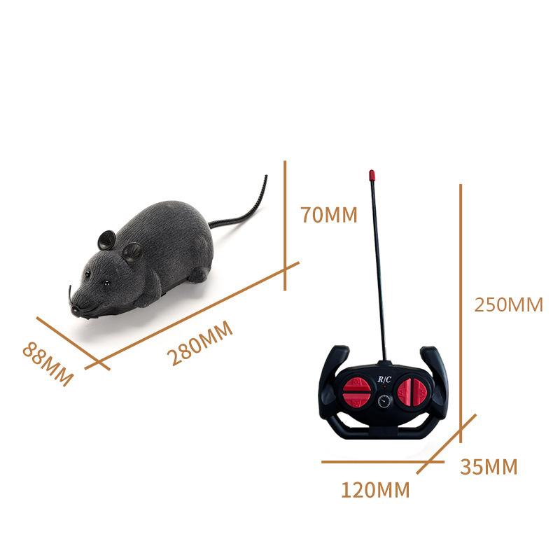 Creative Four-way Remote Control Electric Mouse Toy Simulation Infrared Shaking Control Electric Pet Toys Halloween Prank Toys