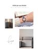 Jinmiou Women's Exquisite Mother-of-Pearl Square Leather Watch, Waterproof and Elegant for Daily Wear.