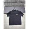 Miu-Style Plaid Knit Pullover: Women's European Fashion Early Spring 2026 - Short Sleeve, Casual, Versatile, Small Logo.