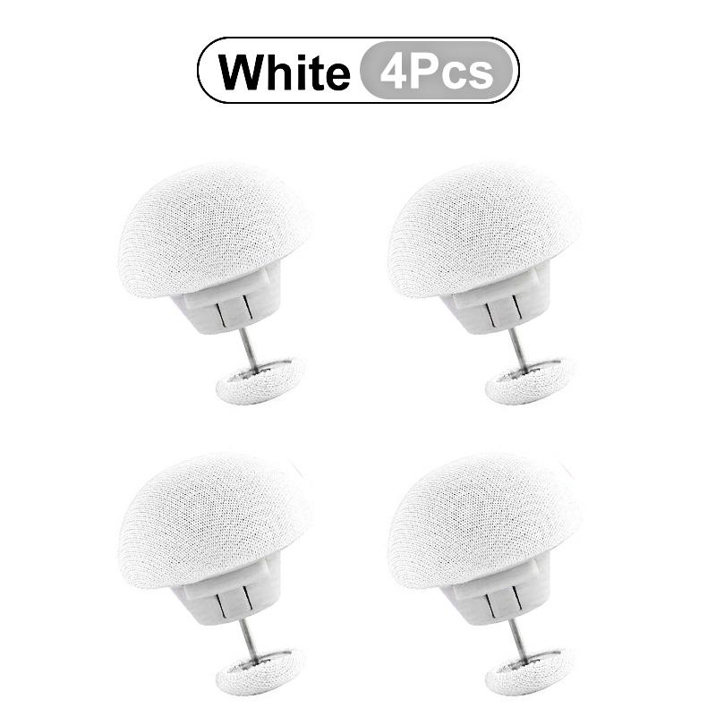 4-20pc Mushroom BedSheet Quilt Clip Anti-Slip Bedding Fasteners Reusable Duvet Cover Blanket Fix Buckle One Button Unlock