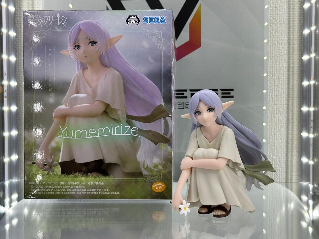12CM Anime Sousou No Frieren Frieren Figure Past Desktop Decorate Anime Model Plaything Gift Aciton Figure Collect 1/7 PVC