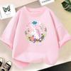 Cute Cartoon Girl T-shirts Girls Summer Unicorn Friends Clothes Baby T Shirts Children Short Sleeve Clothing Graphic T-shirt Tee