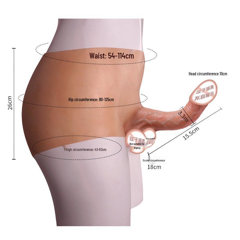 Long-lasting Silicone Wearable Dildo Panties for Lesbian Couples