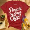 Punjabi Aa Gaye Oye Shirt Diljit Inspired Punjabi Tee Punjabi Music Fan Shirt Classic Fashion Soft And Comfortable Highquality