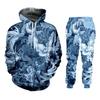 Man Woman Casual Hoodie+pants 2PCS Country Girl Deer Hunting 3D Print Tracksuit Set Set Fashion Camo Streetwear Pullover Clothes