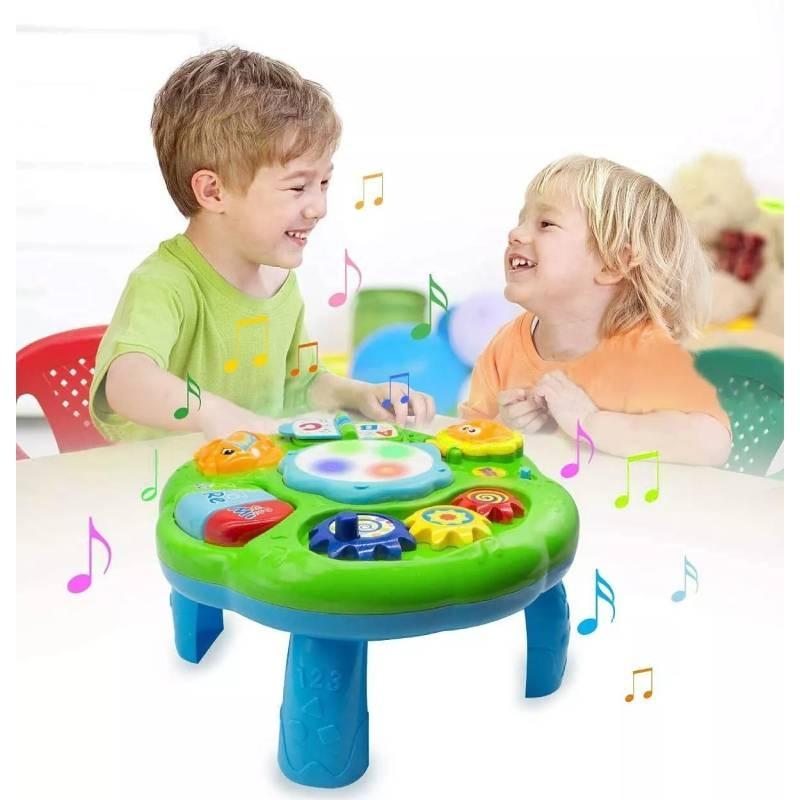 Colorful Ocean Animal Learning Table For Toddlers With Music And Lights For Fun Playtime