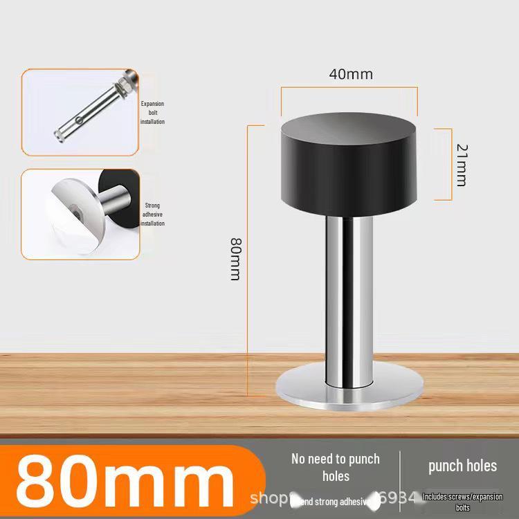 Silent Windproof Door Stopper and Holder - Anti-Theft and Anti-Collision Design