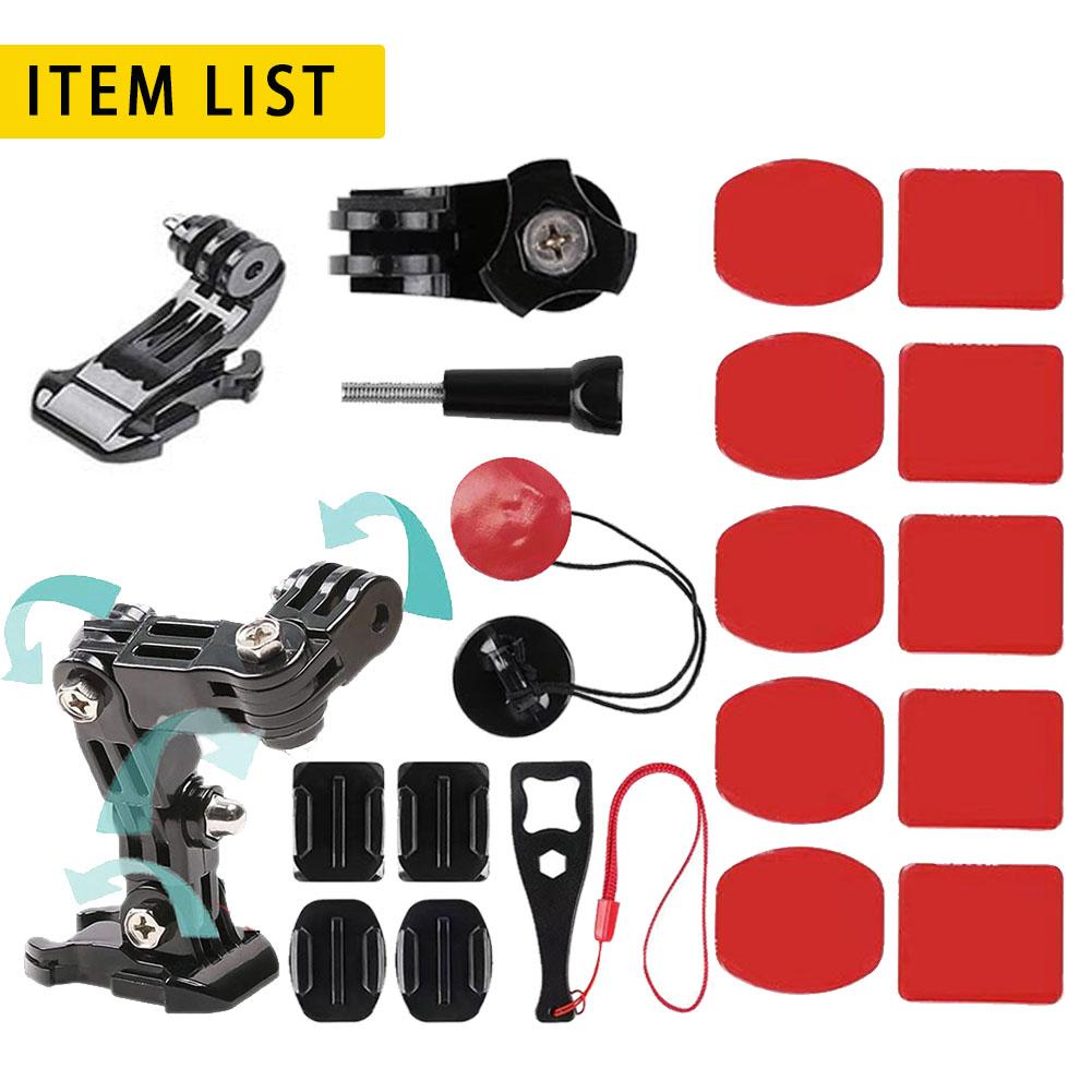 

Для GoPro Hero мотоциклетный шлем удлинитель Osmo экшн-спортивная камера шлем крепление на подбородок аксессуары набор для Go Pro Insta360