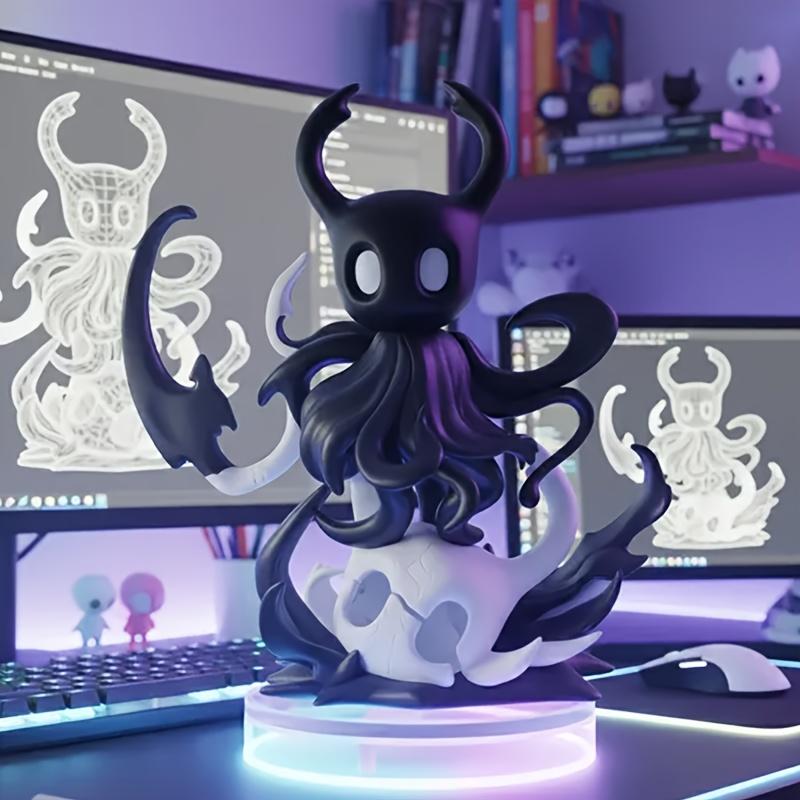 Jet-Black Octopus Plush Doll | Anime PVC Figure for Home Decor, Holiday Gift for Christmas Halloween, Manga Collectible