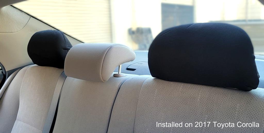 YupbizAuto 4 Piece Car/Truck & DVD/TV Monitor Covers Plain Black