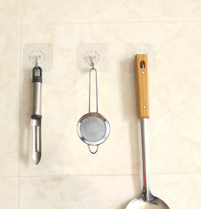 Lepicí vodotěsný háček na stěnu Kuchyňský věšák na věšák