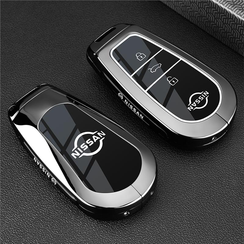 For Nissan N7 Key Protection Cover New Dongfeng N7 Special Product Metal Protection Automotive Parts Full Pack Buckle Shell Male