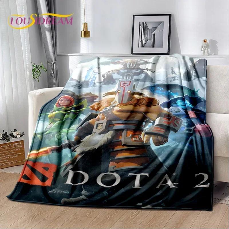RPG Dota2 Klasyczna Gra Koc dla Gracza, Miękki Koc do Rzucania do Domu Sypialni Łóżka Sofy Piknik Podróż Biuro Odpoczynek Koc Okrywowy Dzieci