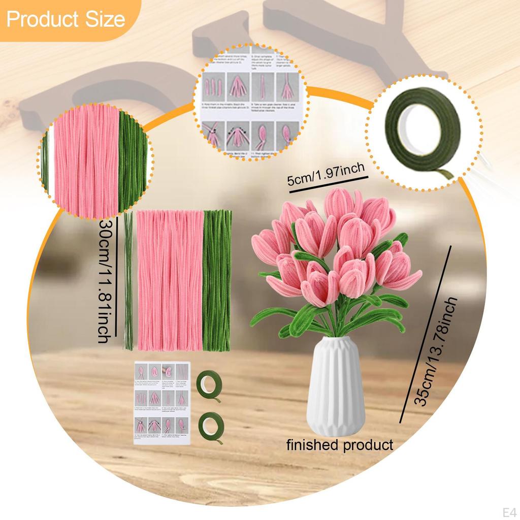 Květinová sada z drátků DIY Kytice Dekorativní Elegantní Kreativní Svatba Dárek pro Přátele