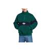 Jaqueta Fleece de Inverno Original com Estampa de Logotipo Colorblock e Gola Alta Jaqueta Masculina Verde IM4659
