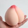 TPE Material Anti Stress Ball Peach Shaped Stress Reliever Relax Slow Rebound Toy  Finger Massage