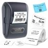 Portable Bluetooth Mini Thermal Label & Barcode Printer