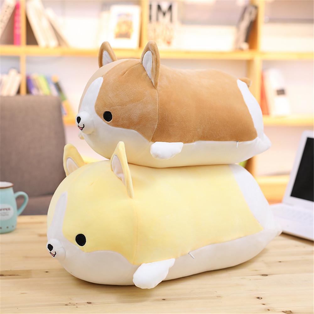Cute Bodied Soft Down Cotton Corgi Plush Toy Dog Sleeping Companion Child Gift