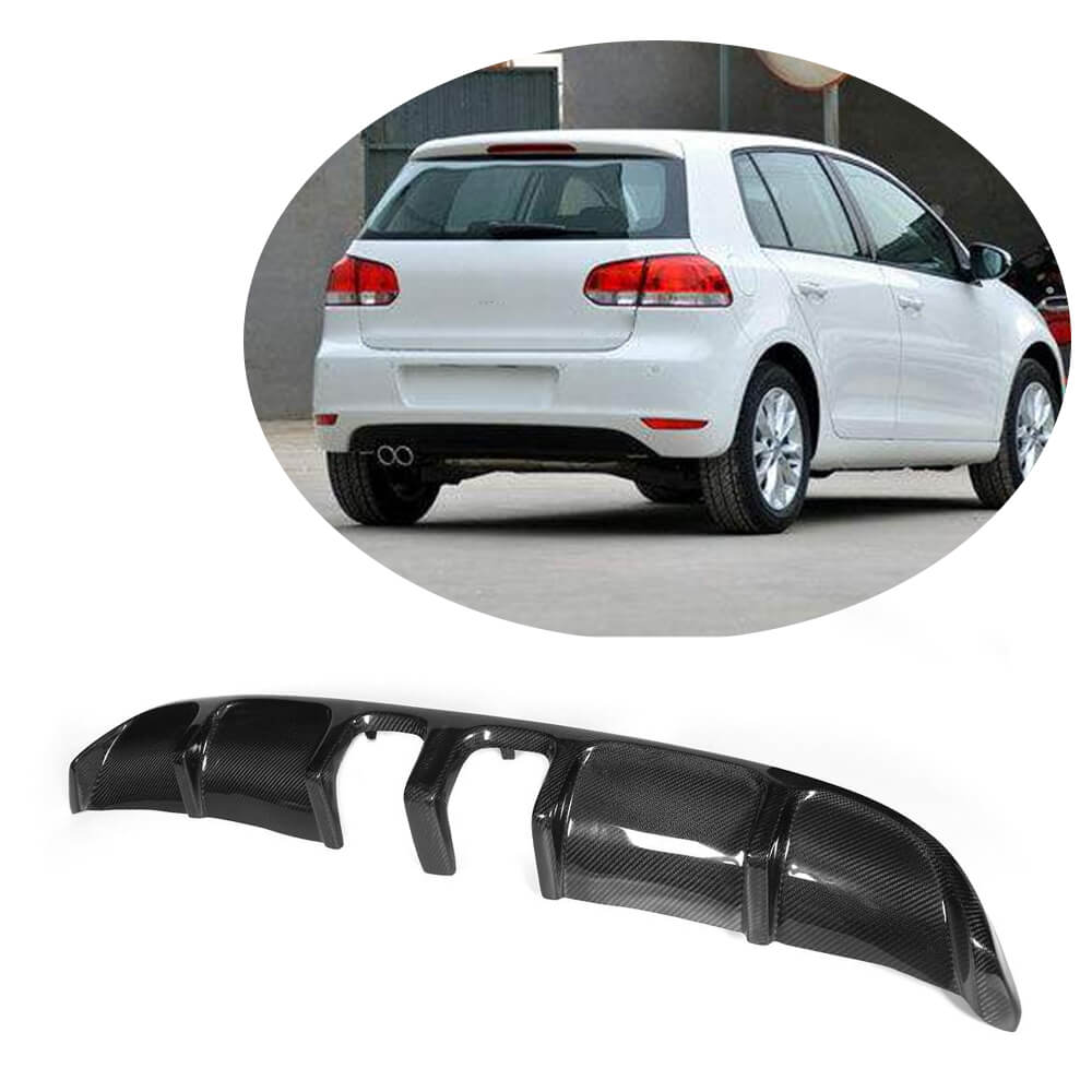 

Rear bumper diffuser V2 (for Base HB 2010-2013, Carbon) for Volkswagen Golf 6